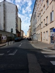 Lyon 4e - Rue d'Ivry, depuis la rue Louis Thévenet