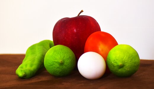 Nature red apple fruit photo