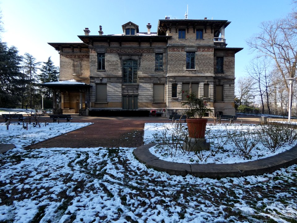 Lyon 4e - Parc de la Cerisaie - Villa Gillet - Côté est