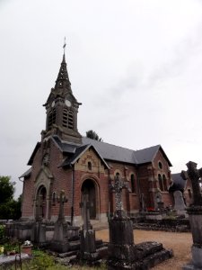 Ly-Fontaine (Aisne) église Saint-Jacques et Saint-Christophe