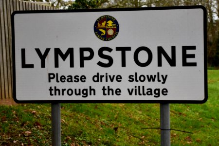 Lympstone Place Name Sign