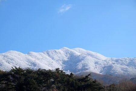 Deogyusan hard rime snow mountain photo