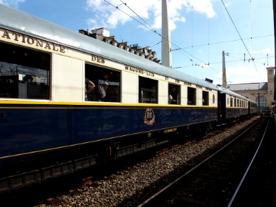 Lyon 2e - Gare de Lyon-Perrache, wagons de l'Orient Express de la SNCF (51)