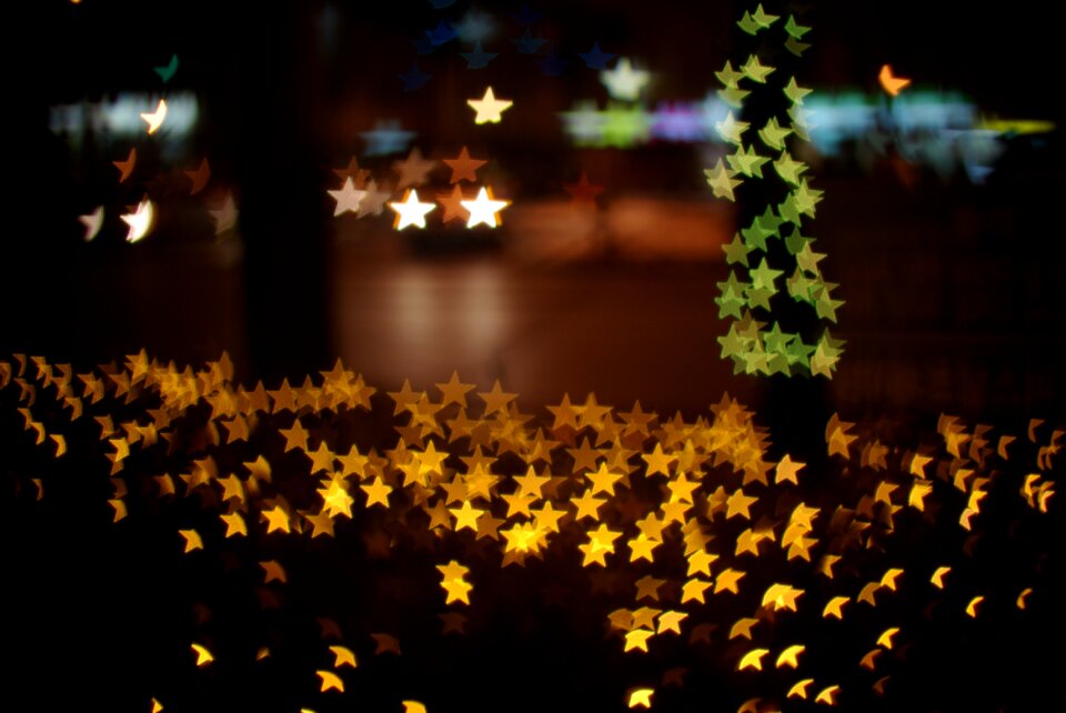 Star light mens wool bokeh