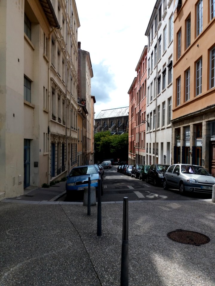 Lyon 1er - Montée Saint Sébastien - Depuis le boulevard de la Croix-Rousse