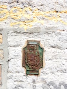 Lyon 1er - Montée du Lieutenant Allouche - Borne de nivellement