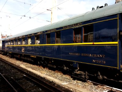 Lyon 2e - Gare de Lyon-Perrache, wagons de l'Orient Express de la SNCF (50)