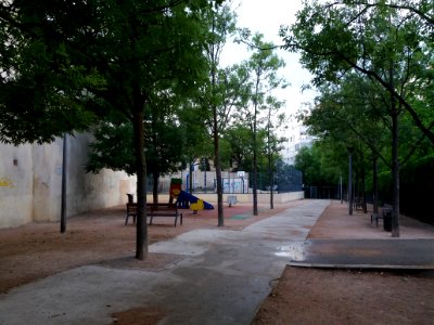 Lyon 1er - Jardin Raoul Dufy, en allant vers la rue Calliet