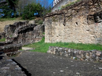 Lyon 1er - Amphithéatre des Trois Gaules, derrière les gradins