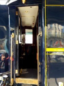 Lyon 2e - Gare de Lyon-Perrache, wagons de l'Orient Express de la SNCF (04)