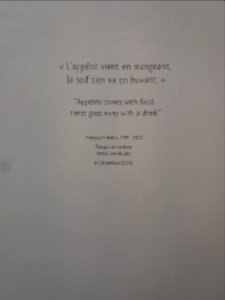 Lyon 2e - Grand Hôtel Dieu - Cité internationale de la gastronomie de Lyon - Citation de Rabelais