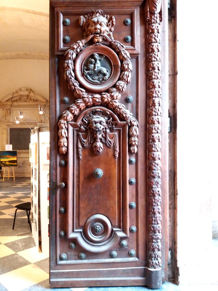 Lyon 1er - Hôtel de ville de Lyon - Les 111 des arts 2019, porte d'entrée