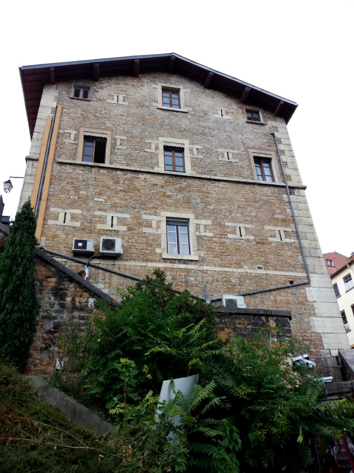 Lyon 1er - Bastion Saint Laurent, façade ouest (2)