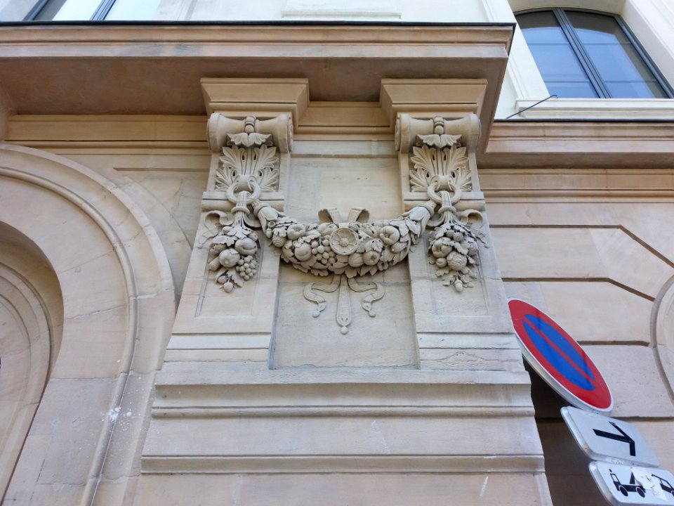 Lyon 2e - Cours Verdun-Rambaud - Immeuble de bureaux Le Cours du Midi - Décoration de la façade