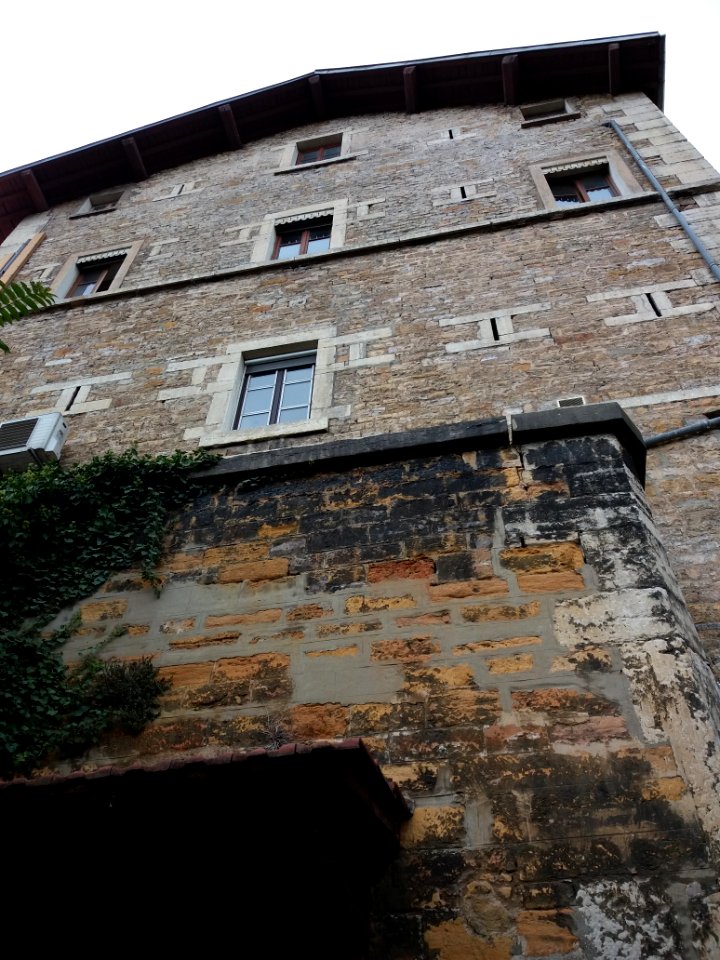 Lyon 1er - Bastion Saint Laurent, façade ouest (3)