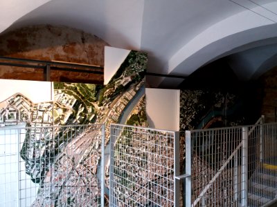 Lyon 1er - Archipel, galerie, maquette de la ville de Lyon (1)