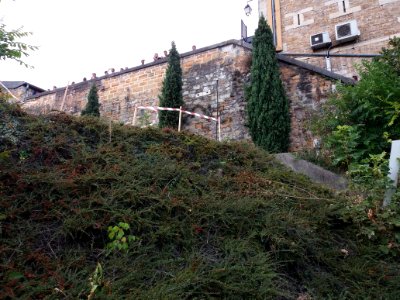 Lyon 1er - Bastion Saint Laurent, mur ouest