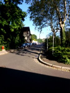 Lyon 1er - Montée de la Butte, partie est depuis la rue de la Poudrière