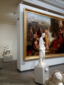 Lyon 1er - Palais Saint-Pierre, cimaise de la salle des sculptures