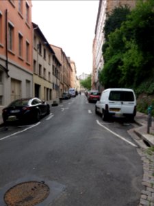 Lyon 1er - Rue Magneval, depuis la rue Philibert Delorme