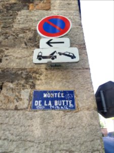 Lyon 1er - Montée de la Butte, plaque