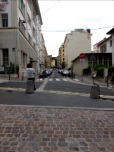 Lyon 1er - Rue Ornano, côté nord en traversant l'impasse Flesselles
