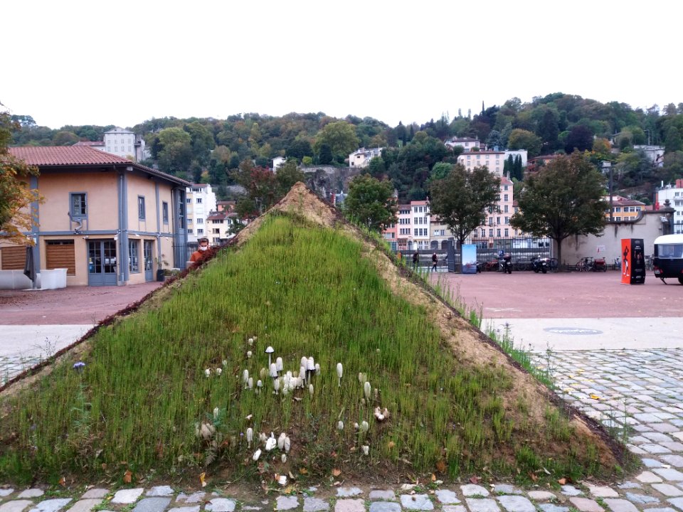 Lyon 1er - Les Subsistances - Esplanade, avec fertilisation de pyramides 03