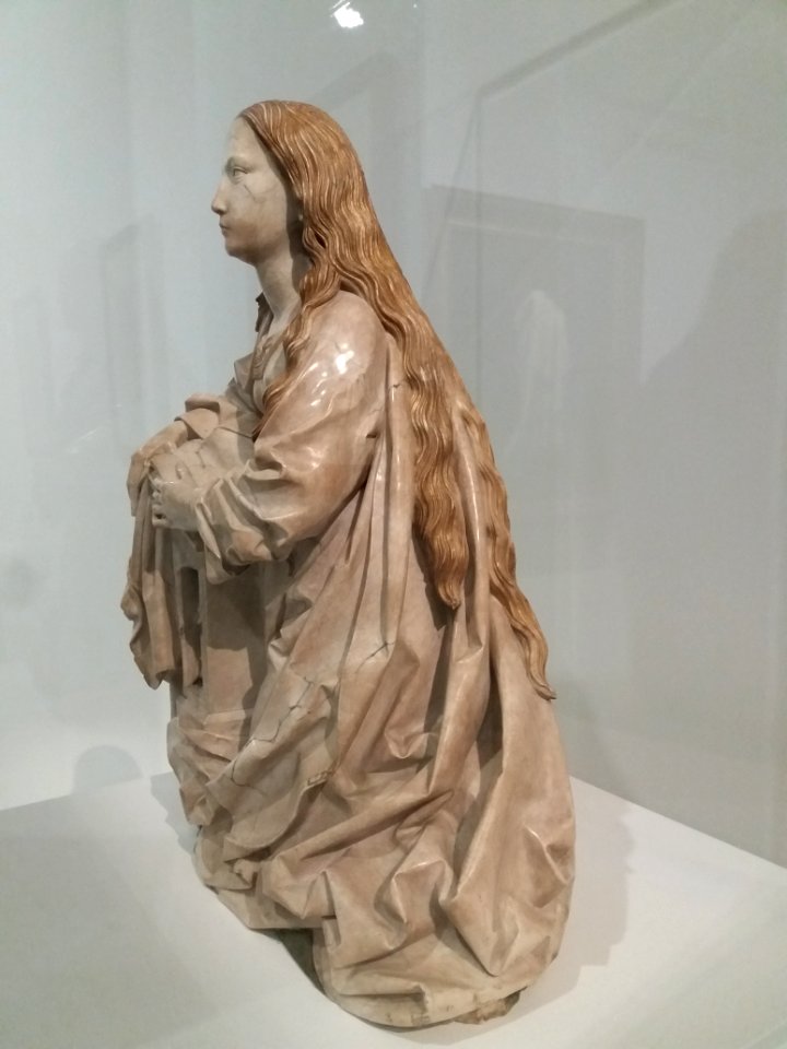 Lyon 1er - Musée des Beaux-Arts de Lyon - Exposition Drapé - Vierge de l'Annonciation, Tilman Riemenschneider, vers 1495-1500