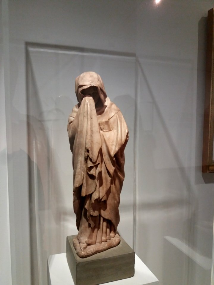 Lyon 1er - Musée des Beaux-Arts de Lyon - Exposition Drapé - Pleurant (anonyme, école française)