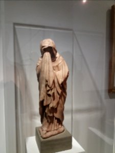 Lyon 1er - Musée des Beaux-Arts de Lyon - Exposition Drapé - Pleurant (anonyme, école française)