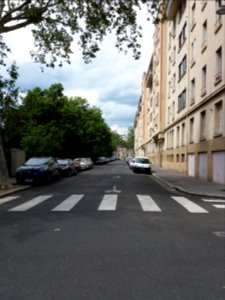 Lyon 1er - Rue Marie-Anne Leroudier, depuis la rue Pierre Dupont