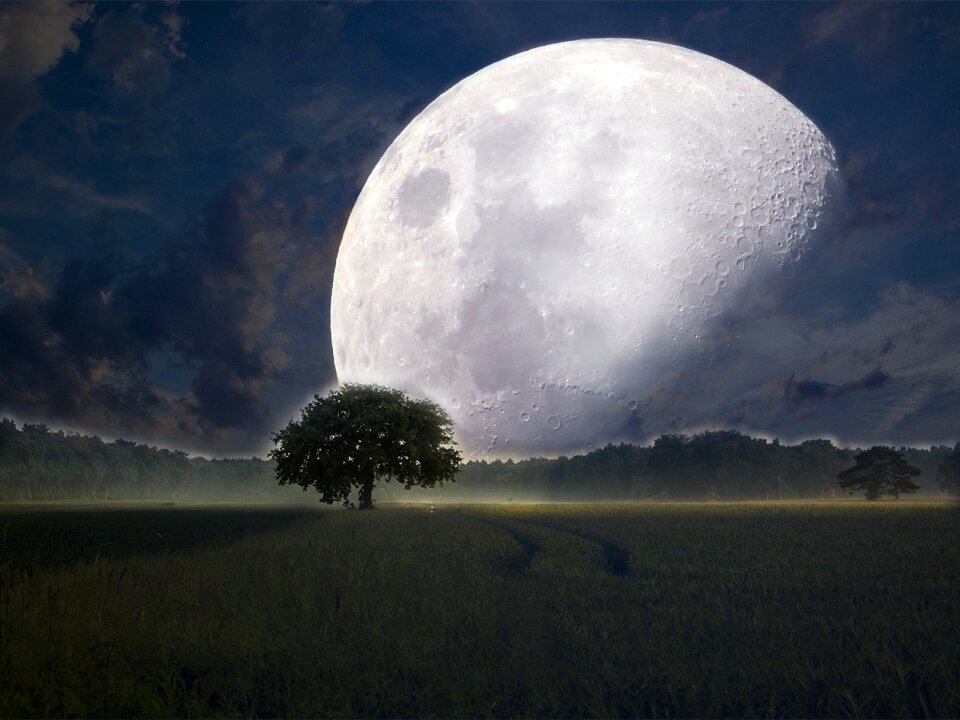 Night sky mystical astronomy