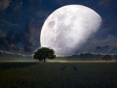 Night sky mystical astronomy