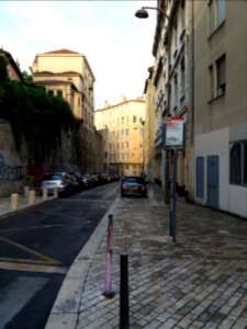 Lyon 1er - Rue Jean-Baptiste Say, côté est depuis la rue du Bon Pasteur