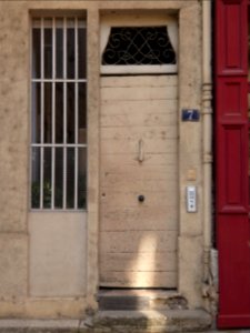 Lyon 1er - Rue Pareille - Porte au numéro 7