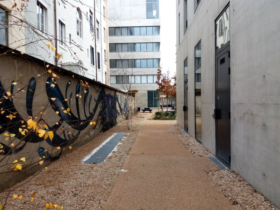 Lyon 2e - Cours Charlemagne, passage entre le 85 et le 87