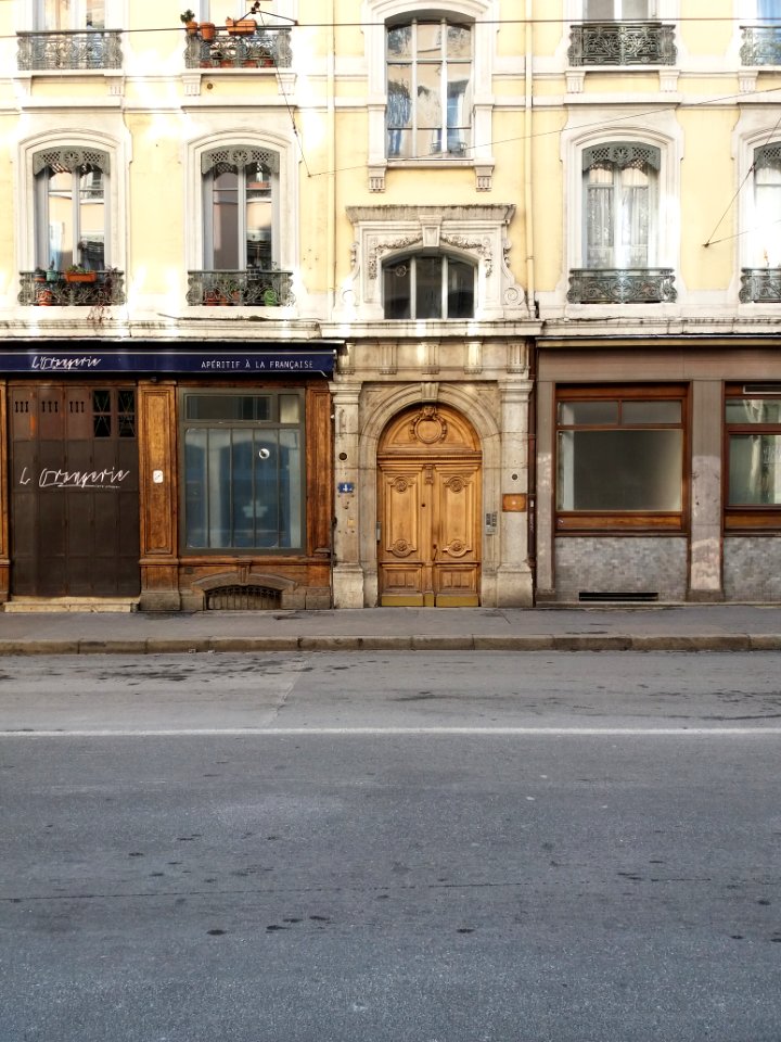 Lyon 1er - Rue du Jardin des Plantes - Porte au numéro 4