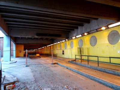 Lyon 2e - Perrache - Tunnel en travaux