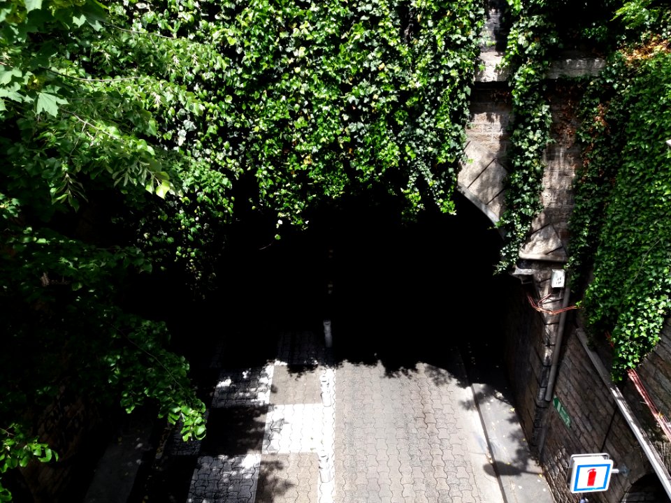Lyon 1er - Tunnel de la rue Terme, côté nord depuis la rue Neyret