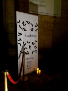 Lyon 2e - Chapelle de la Trinité - Concert Candlelight - Affiche