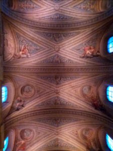 Lyon 2e - Chapelle de la Trinité - Plafond