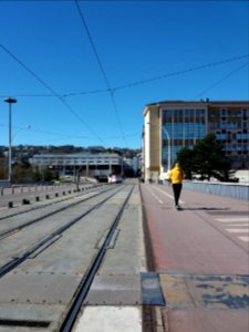 Lyon 2e - Cours de Verdun Récamier et gare routière de Perrache, depuis le pont Gallieni
