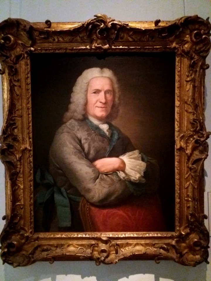 Lyon 2e - Musée des Tissus et des Arts décoratifs, portrait de Jean Revel, par Donat Nonnotte (1748)