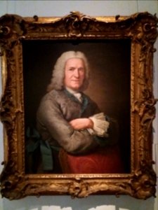 Lyon 2e - Musée des Tissus et des Arts décoratifs, portrait de Jean Revel, par Donat Nonnotte (1748)
