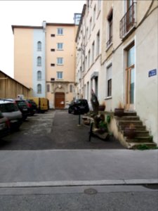 Lyon 1er - Rue Rast-Maupas, depuis la rue de Crimée