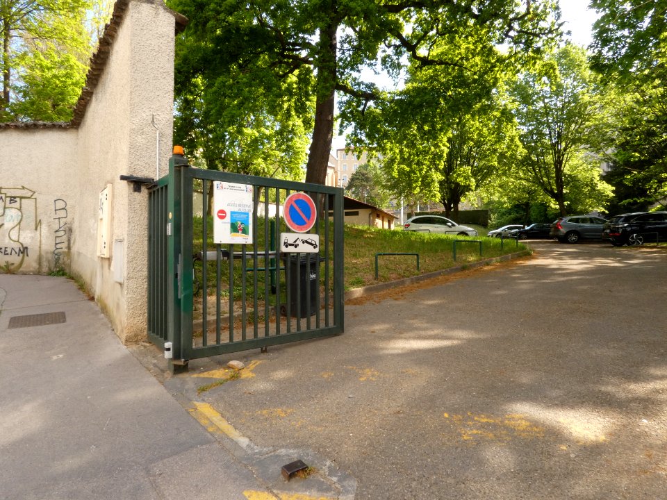 Lyon 1er - Rue Philippe Gonnard - Tennis club du 1er arrondissement - Portail