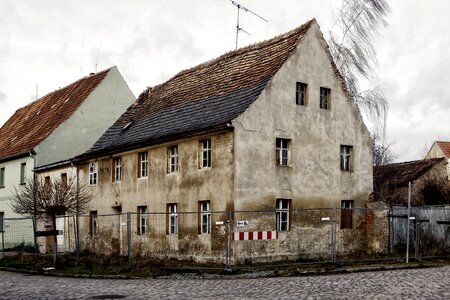 Ruin building abandoned photo