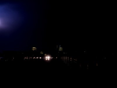 Lightning at thunderstorm from Spandauer-See-Brücke 191