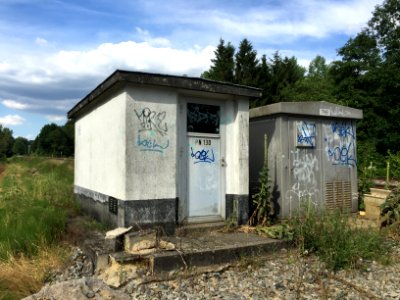 Ligne 132 de la SNCB à hauteur de la rue du Tordoir à Cour-sur-Heure