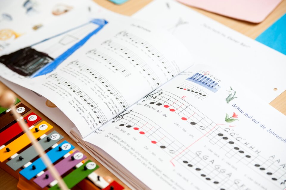 Music school glockenspiel